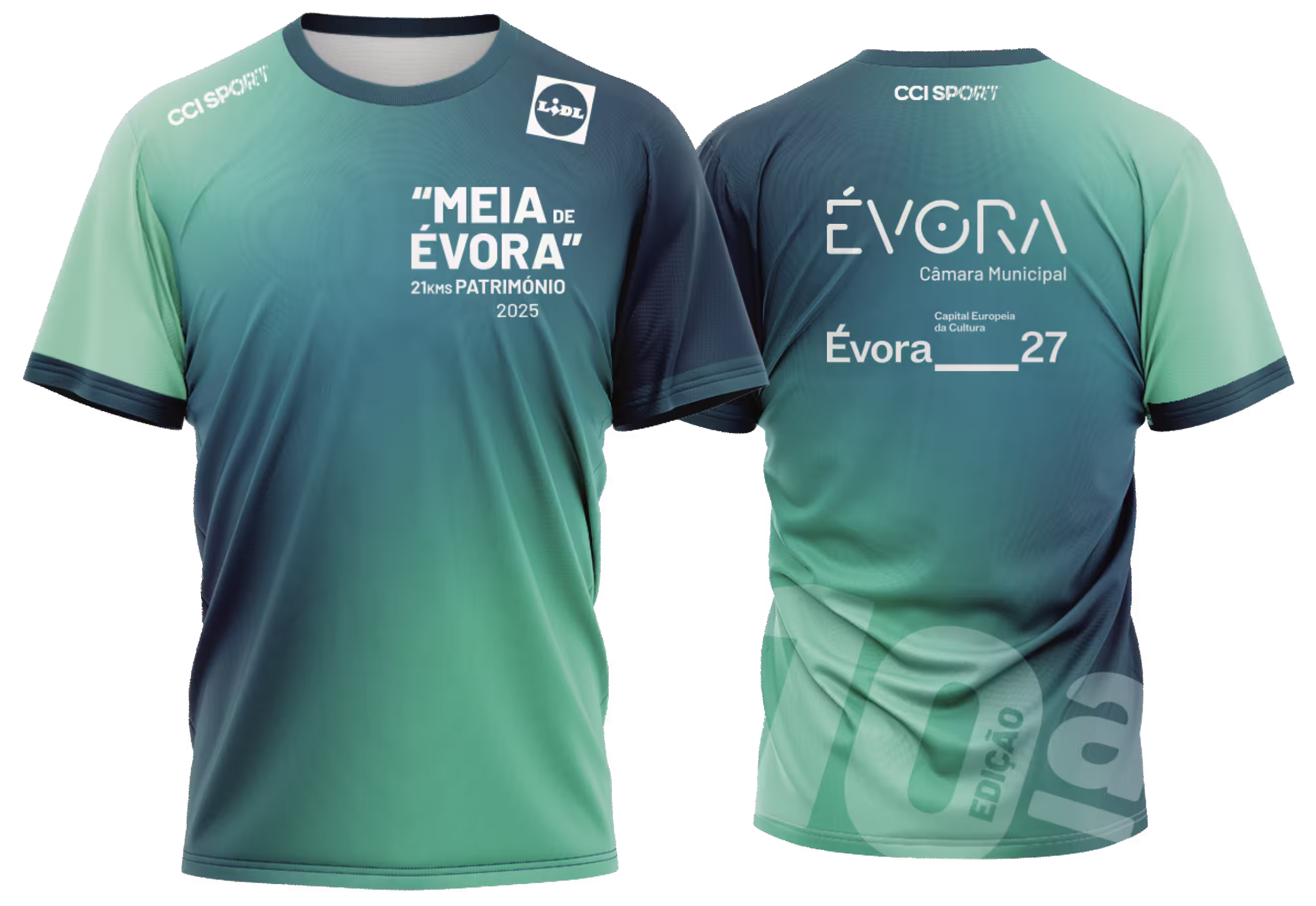 T-shirt técnica manga curta Meia de Évora - Meia Maratona